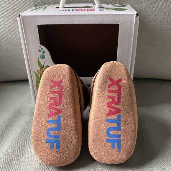 XtraTuf Brown Baby Walker Shoes - Picture 3 of 5